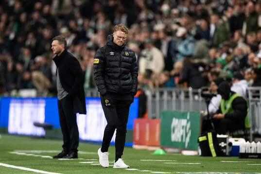 Elfsborgs tränare Oscar Hiljemark deppar