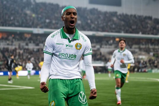 Hammarbys Paulos Abraham jublar