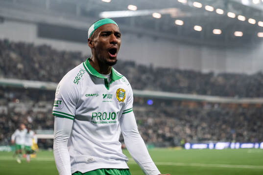 Hammarbys Paulos Abraham jublar