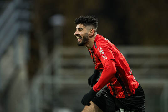 Nordic United FCs Shergo Shhab jublar
