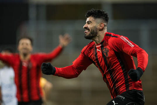 Nordic United FCs Shergo Shhab jublar