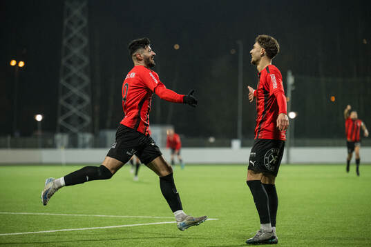 Nordic United FCs Shergo Shhab jublar