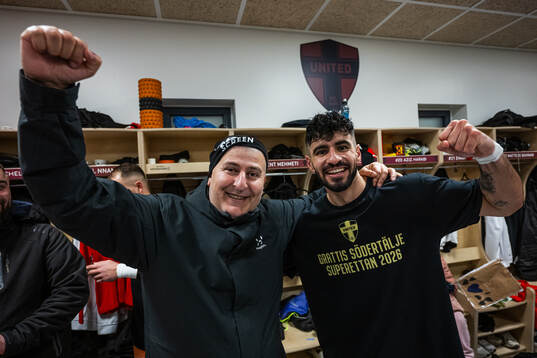 Nordic United FCs Shergo Shhab jublar