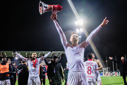 Degerfors Sebastian Ohlsson jublar