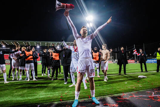 Degerfors Sebastian Ohlsson jublar