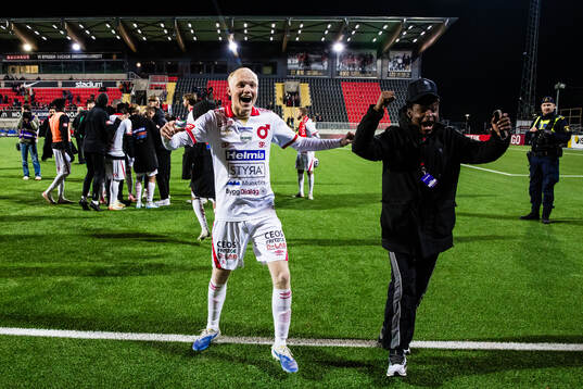 Degerfors Marcus Rafferty jublar