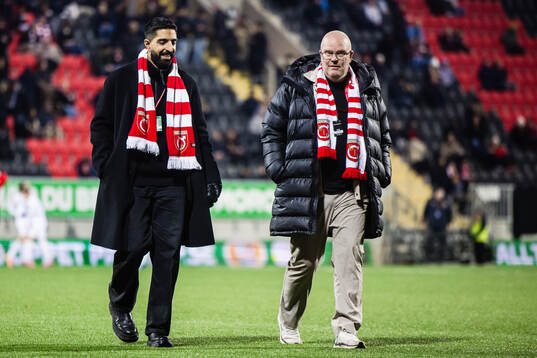 Degerfors assisterande sportchef Sean Sabetkar och