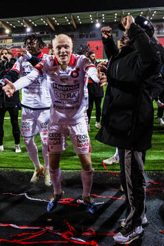 Degerfors Marcus Rafferty jublar