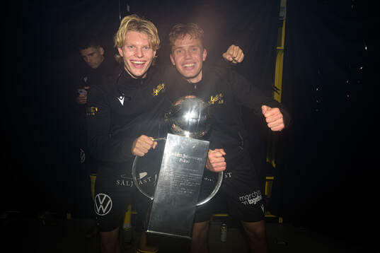 Mjällbys Bork Bang Kittilsen och Ludwig Malachowski
