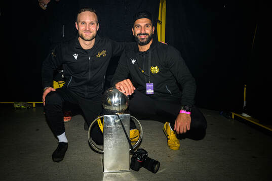 Mjällbys fysioterapeut Filip Lundgårdh och content