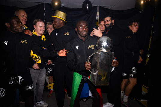 under fotbollsmatchen i Allsvenskan mellan Mjällby och