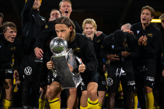 under fotbollsmatchen i Allsvenskan mellan Mjällby och