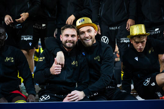 under fotbollsmatchen i Allsvenskan mellan Mjällby och