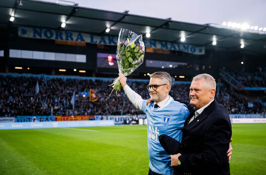 Malmö FFs vd Niclas Carlnén och ordförande Anders