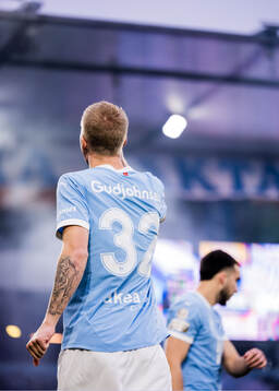 Malmö FFs Daniel Gudjohnsen