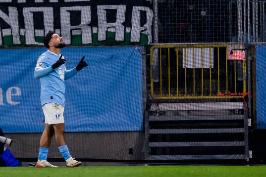 Malmö FFs Sead Haksabanovic jublar