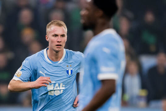Malmö FFs Daniel Gudjohnsen jublar
