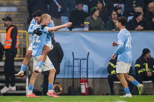 Malmö FFs Sead Haksabanovic, Daniel Gudjohnsen och Kenan