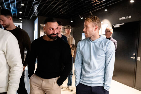 Josef Ahmad och Oscar Lewicki när