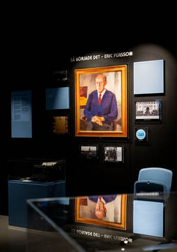 Eric Persson i MFF museum när