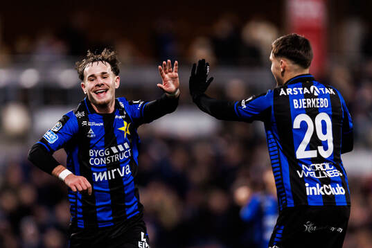 Sirius Neo Jönsson och Isak Bjerkebo jublar