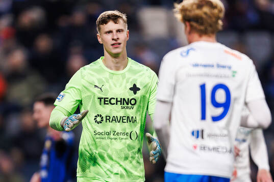 Värnamos målvakt Hugo Keto