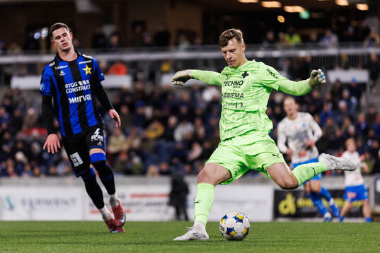 Värnamos målvakt Hugo Keto