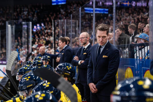 Head coach Sam Hallam of Sweden