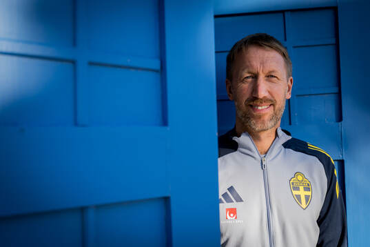 Head coach Graham Potter of the Swedish national football