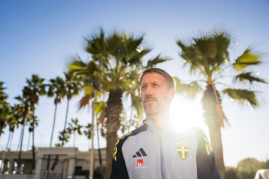 Head coach Graham Potter of the Swedish national football