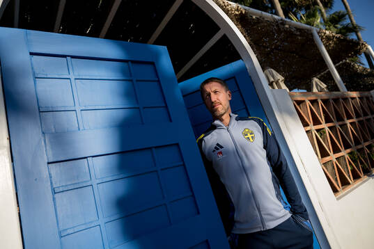 Head coach Graham Potter of the Swedish national football