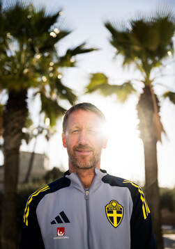 Head coach Graham Potter of the Swedish national football