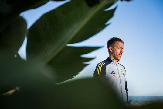 Head coach Graham Potter of the Swedish national football