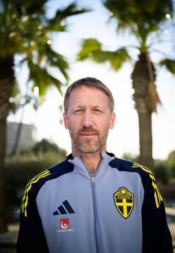 Head coach Graham Potter of the Swedish national football