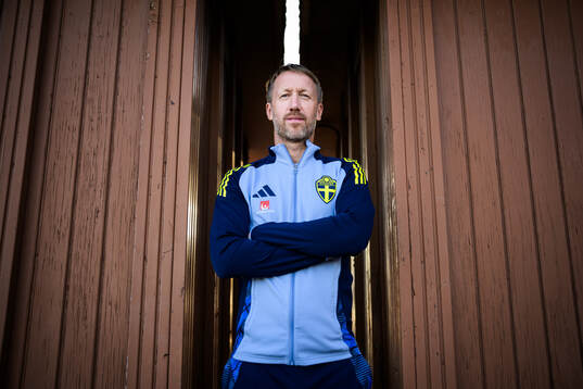 Head coach Graham Potter of the Swedish national football