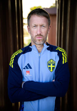 Head coach Graham Potter of the Swedish national football