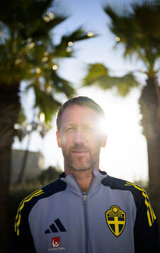 Head coach Graham Potter of the Swedish national football