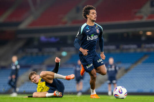 Oscar Bobb of the Norwegian national football team