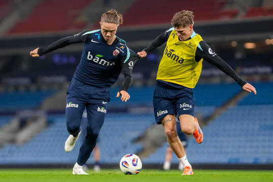 Thelo Aasgaard and David Møller Wolfe of the Norwegian