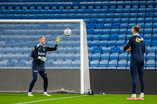 Goalkeeper Egil Selvik of the Norwegian national football