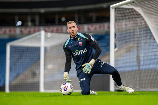 Goalkeeper Egil Selvik of the Norwegian national football