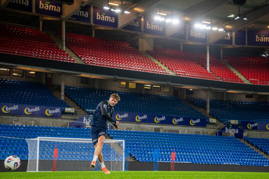 David Møller Wolfe of the Norwegian national football team