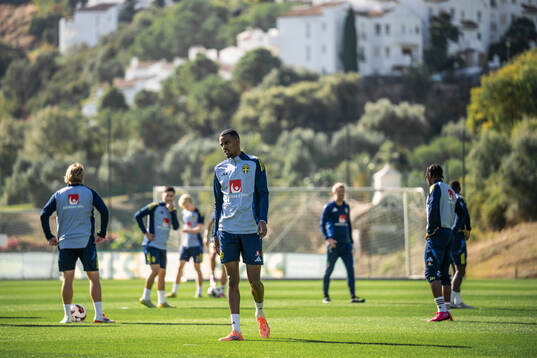 Alexander Isak of the Swedish national football team