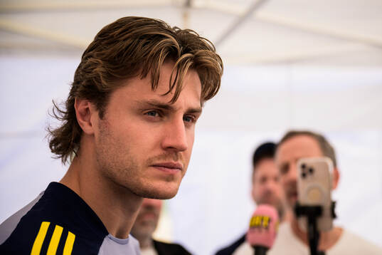 Mattias Svanberg of the Swedish national football team