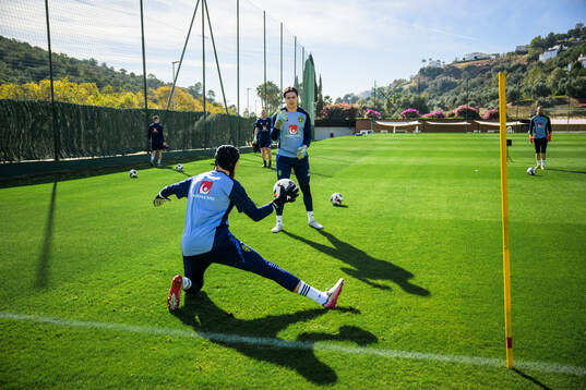 Goalkeepers Noel Törnqvist and Jacob Widell Zetterström