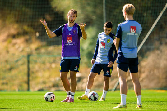 Benjamin Nygren of the Swedish national football team