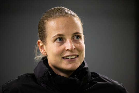 Anna Anvegård is interviewed