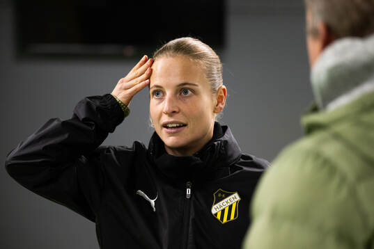Anna Anvegård is interviewed