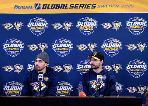 251111 Adam Wilsby and Filip Forsberg