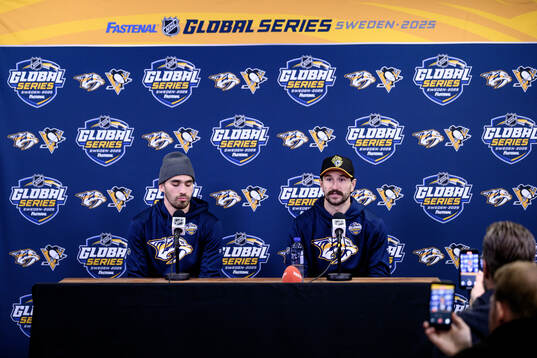 251111 Adam Wilsby and Filip Forsberg